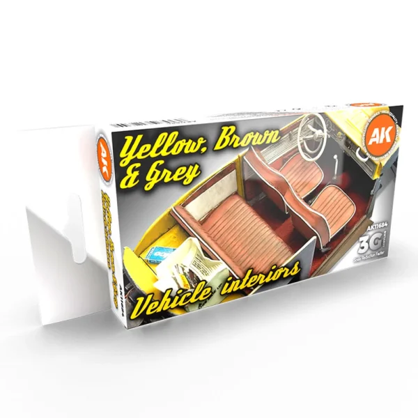 AK Interactive – GREY YELLOW BROWN INTERIORS – AK11684 - AK Interactive - Ludik Vault