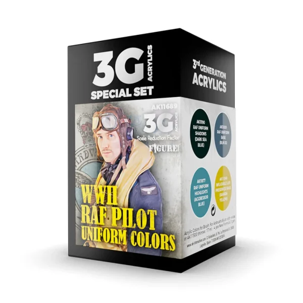 5568312593 AK Interactive – WWII RAF UNIFORM COLORS 3G – AK11689 - AK Interactive - Ludik Vault