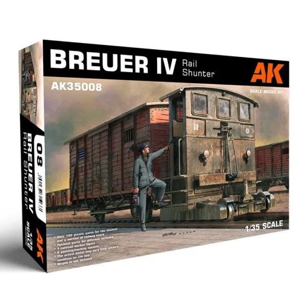 AK Interactive – BREUER IV RAIL SHUNTER 1/35 – AK35008 - AK Interactive - Ludik Vault