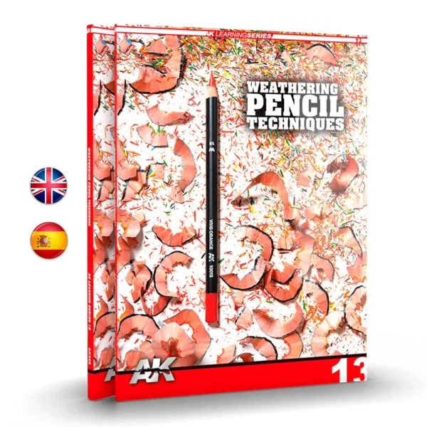 5568312814 AK Interactive – AK Learning 13 Técnicas de envejecimiento con lapiz acuarelable Spanish – AK523 - AK Interactive - Ludik Vault