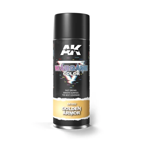 AK Interactive – Golden Armor Spray 400ml – AK1052 - AK Interactive - Ludik Vault