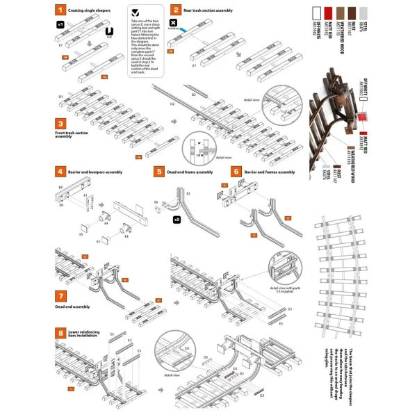 5568314078-1 AK Interactive - RAILWAY DEAD END 1/35 - AK35010