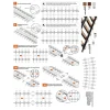 5568314085-1 AK Interactive - DOUBLE RAILWAY TRACK SECTION 1/35 - AK35011