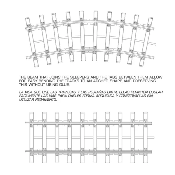 5568314085-2 AK Interactive - DOUBLE RAILWAY TRACK SECTION 1/35 - AK35011