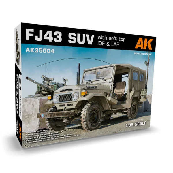 5568314092 AK Interactive – FJ43 SUV with Soft top IDF & LAF – AK35004 - AK Interactive - Ludik Vault