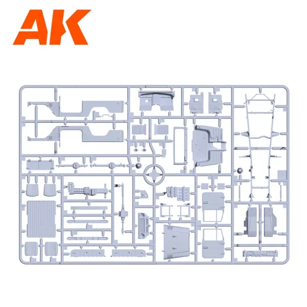 AK Interactive - FJ43 SUV with Hard top - AK35001