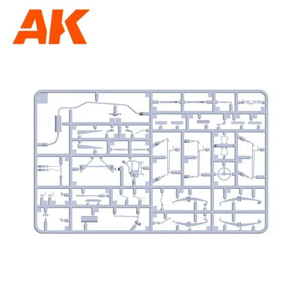 AK Interactive - FJ43 SUV with Hard top - AK35001