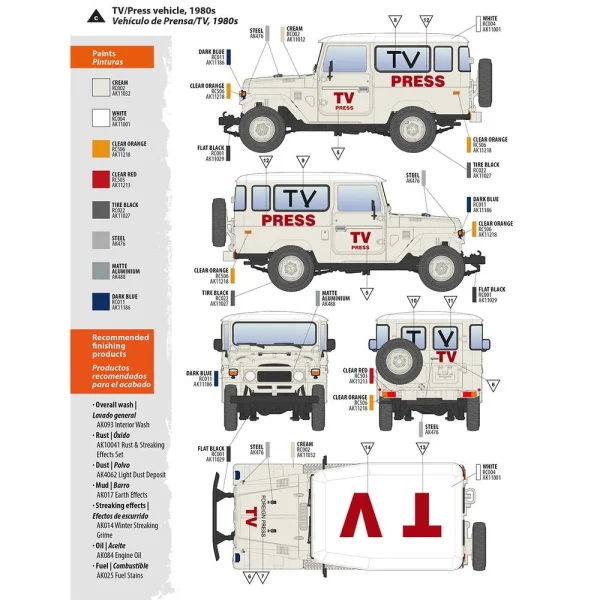 AK Interactive - FJ43 SUV with Hard top - AK35001