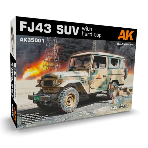 5568314108 AK Interactive – FJ43 SUV with Hard top – AK35001 - AK Interactive - Ludik Vault