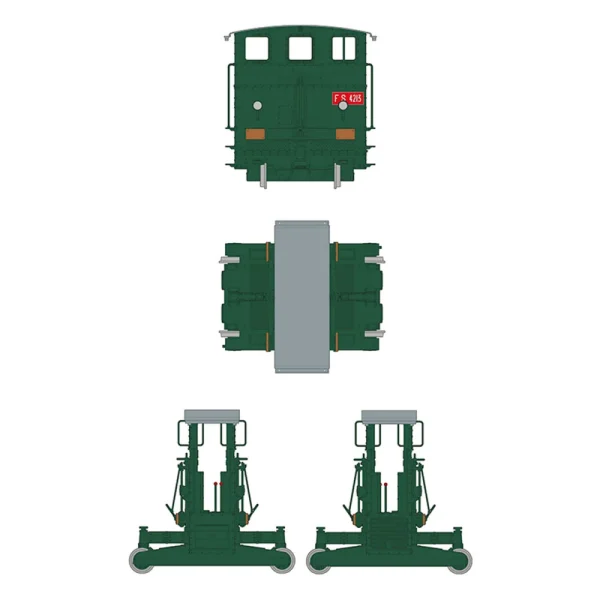 AK Interactive - AUTOMOTORE FS 206/207/208 SOGLIOLA RAIL SHUNTER 1/35 - AK35009