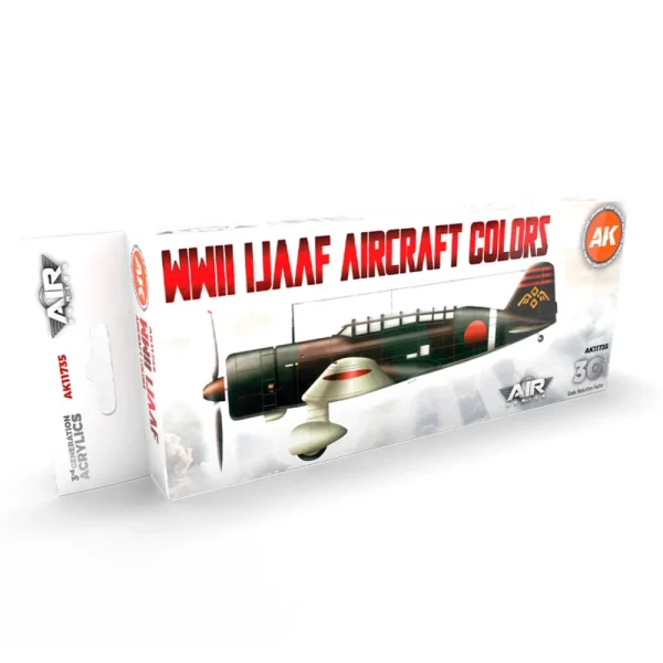 AK Interactive – WWII IJAAF Aircraft Colors SET 3G – AK11735 - AK Interactive - Ludik Vault