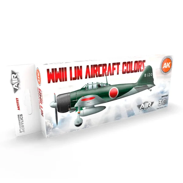 AK Interactive – WWII IJN Aircraft Colors SET 3G – AK11737 - AK Interactive - Ludik Vault