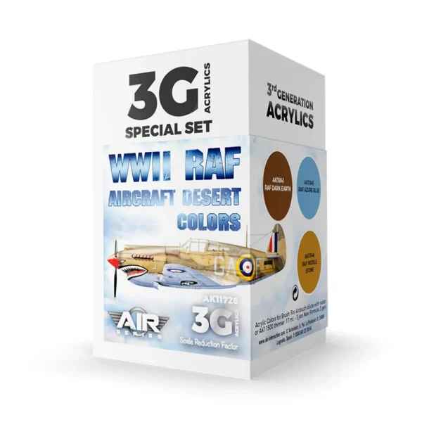 AK Interactive – WWII RAF Aircraft Desert Colors SET 3G – AK11726 - AK Interactive - Ludik Vault