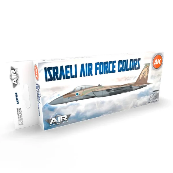 5568314603 AK Interactive – Israeli Air Force Colors SET 3G – AK11752 - AK Interactive - Ludik Vault