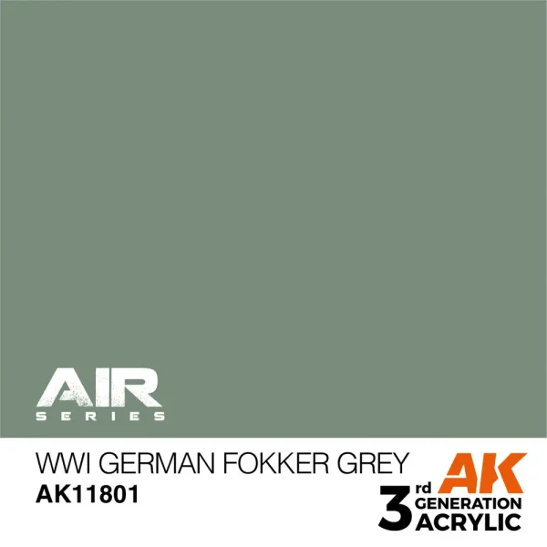 AK Interactive – WWI German Fokker Grey – AK11801 - AK Interactive - Ludik Vault