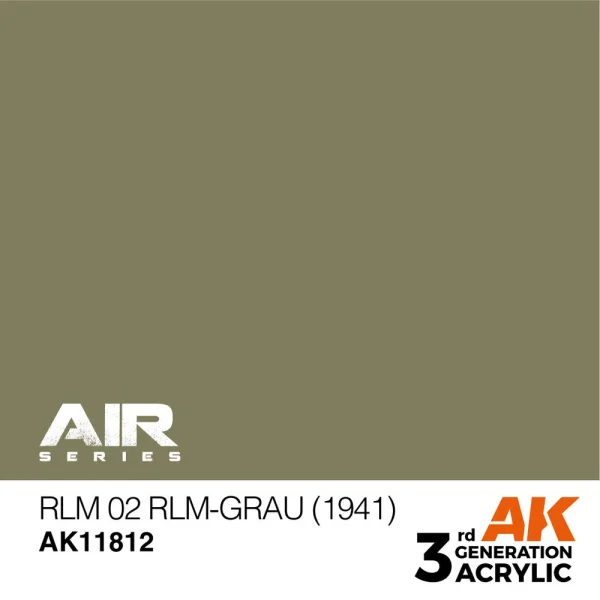 5568314764 AK Interactive – RLM 02 RLM-Grau (1941) – AK11812 - AK Interactive - Ludik Vault