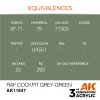 5568315112-1 AK Interactive - RAF Cockpit Grey-Green - AK11847