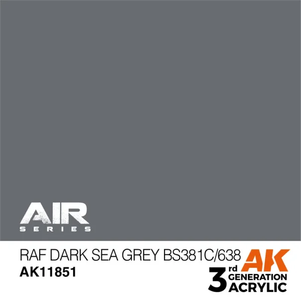 5568315150 AK Interactive – RAF Dark Sea Grey BS381C/638 – AK11851 - AK Interactive - Ludik Vault