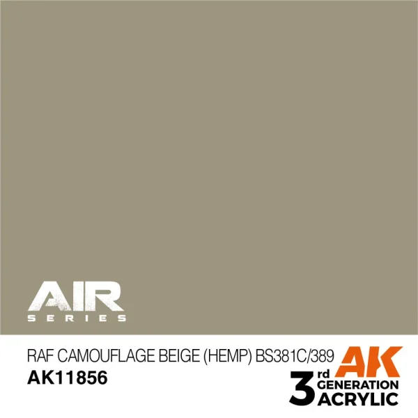 AK Interactive – RAF Camouflage Beige (Hemp) BS381C/389 – AK11856 - AK Interactive - Ludik Vault