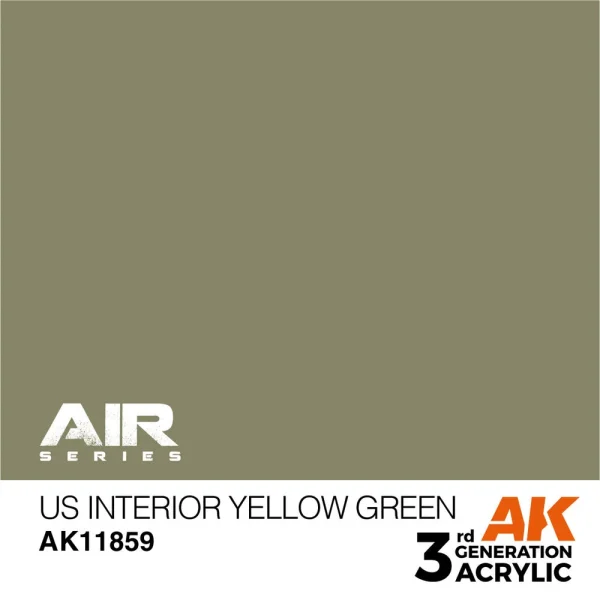5568315235 AK Interactive – US Interior Yellow Green – AK11859 - AK Interactive - Ludik Vault