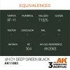 5568315570-1 AK Interactive - IJN D1 Deep Green Black - AK11893