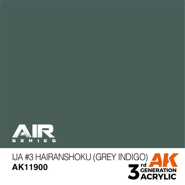 AK Interactive – IJA #3 Hairanshoku (Grey Indigo) – AK11900 - AK Interactive - Ludik Vault