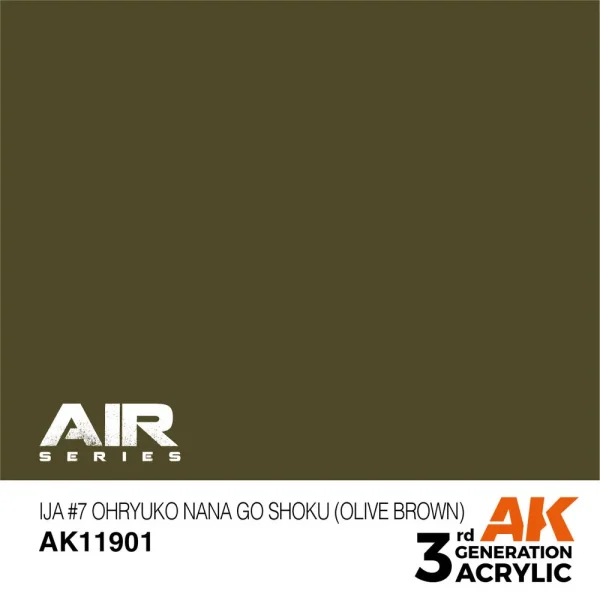 5568315655 AK Interactive – IJA #7 Ohryuko Nana Go Shoku (Olive Brown) – AK11901 - AK Interactive - Ludik Vault