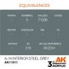 5568315754-1 AK Interactive - A-14 Interior Steel Grey - AK11911
