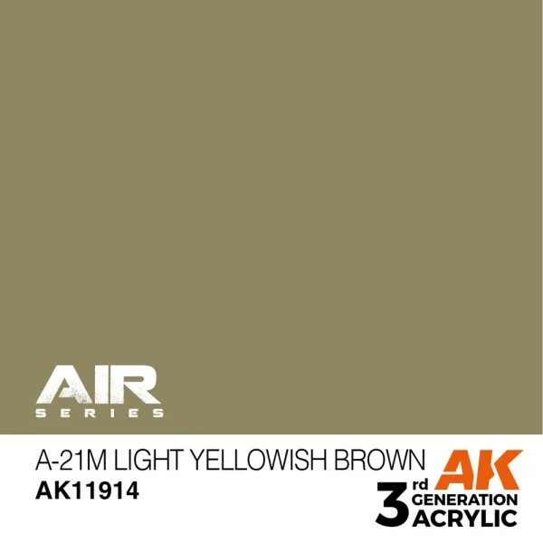 AK Interactive – A-21m Light Yellowish Brown – AK11914 - AK Interactive - Ludik Vault