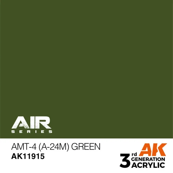 AK Interactive – AMT-4 (A-24m) Green – AK11915 - AK Interactive - Ludik Vault