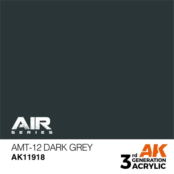 AK Interactive – AMT-12 Dark Grey – AK11918 - AK Interactive - Ludik Vault