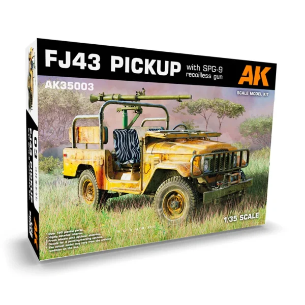 5568326569 AK Interactive – FJ43 Pickup with SPG-9. RECOILLESS GUN – AK35003 - AK Interactive - Ludik Vault