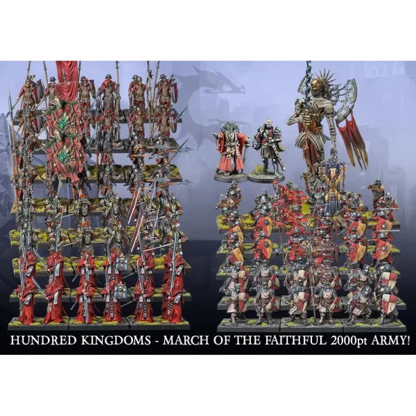 Para-Bellum - Conquest - Marche des fidèles - Hundred Kingdoms - Armée de 2000 points