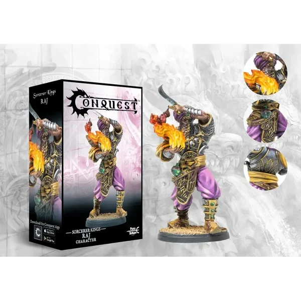 Para-Bellum - Conquest - Entourage de Flamestorm - Sorcerer Kings - Armée de 2000 points