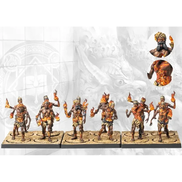 Para-Bellum - Conquest - Entourage de Flamestorm - Sorcerer Kings - Armée de 2000 points