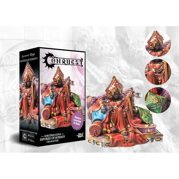 Para-Bellum - Conquest - Entourage de Flamestorm - Sorcerer Kings - Armée de 2000 points