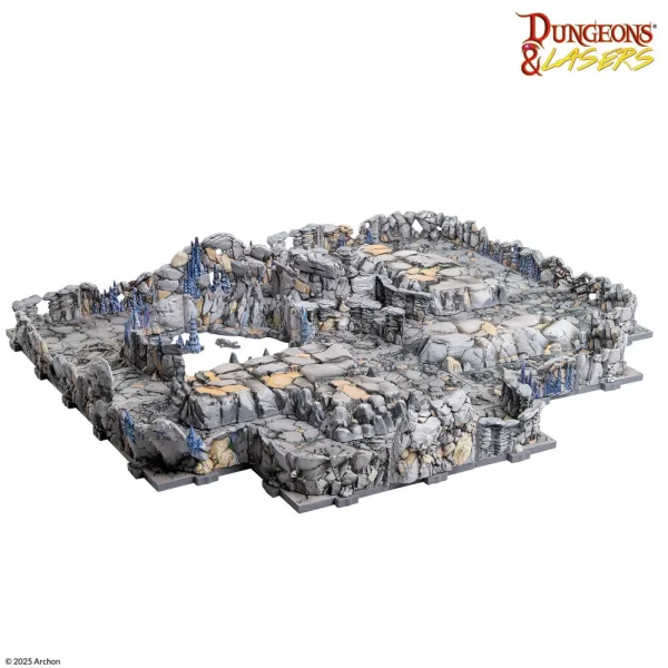 1397102061-1 Archon Studio - Dungeons & Lasers - ROCKY CAVES: PRE-PAINTED