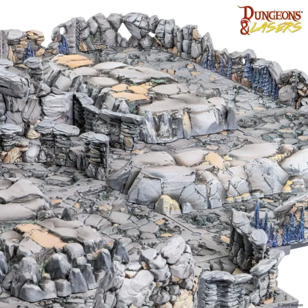 1397102061-3 Archon Studio - Dungeons & Lasers - ROCKY CAVES: PRE-PAINTED