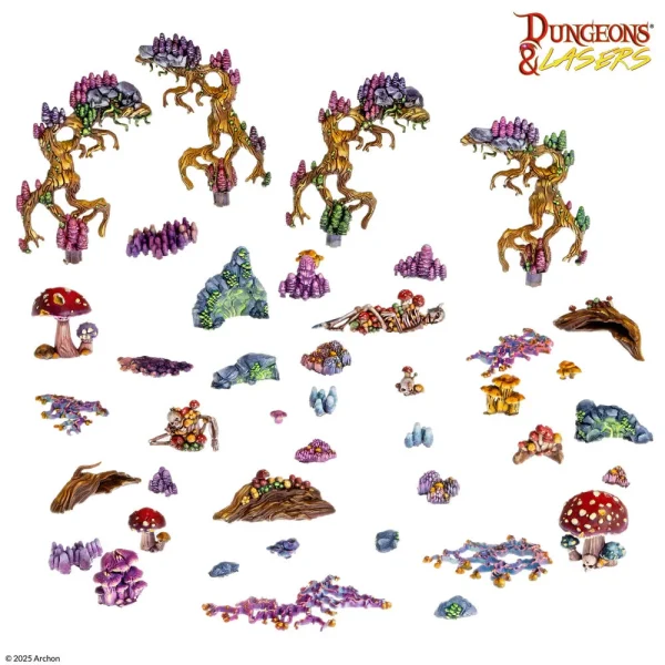 Archon Studio - Dungeons & Lasers - CAVE FUNGI: SCATTER TERRAIN