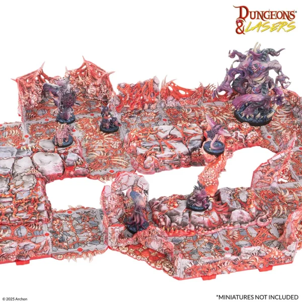 1397105703-2 Archon Studio - Dungeons & Lasers - Belly of the Beast: Pre-painted