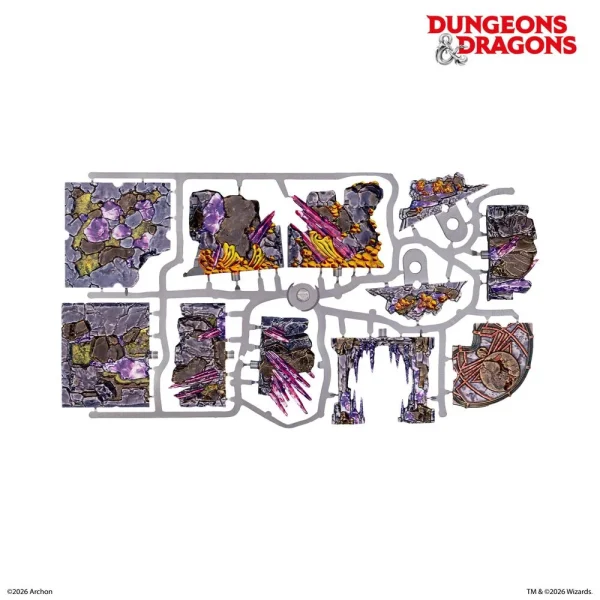 Archon Studio - Dungeons & Dragons - Underdark Pre-Painted Terrain Set