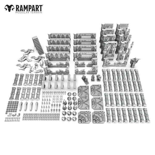 1414670344-4 Archon Studio - Rampart - Modular Terrain: ETERNAL CATHEDRAL