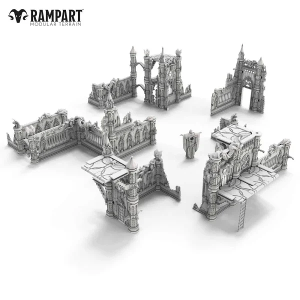 1414670344-5 Archon Studio - Rampart - Modular Terrain: ETERNAL CATHEDRAL