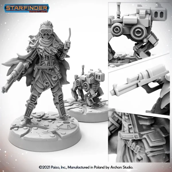Archon Studio - Starfinder - ANDROID MECHANIC (with mechanic's drone)