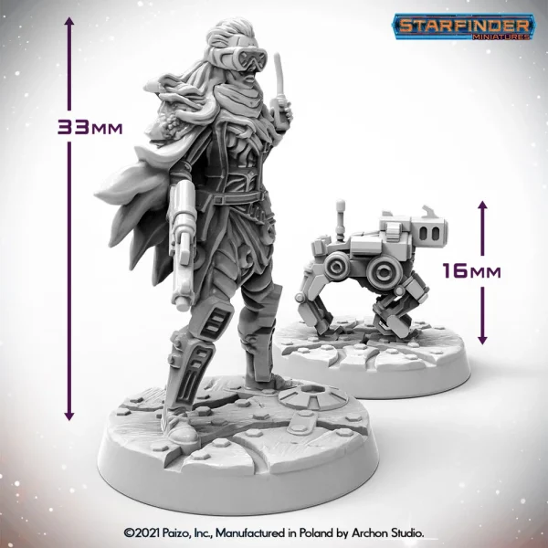 Archon Studio - Starfinder - ANDROID MECHANIC (with mechanic's drone)
