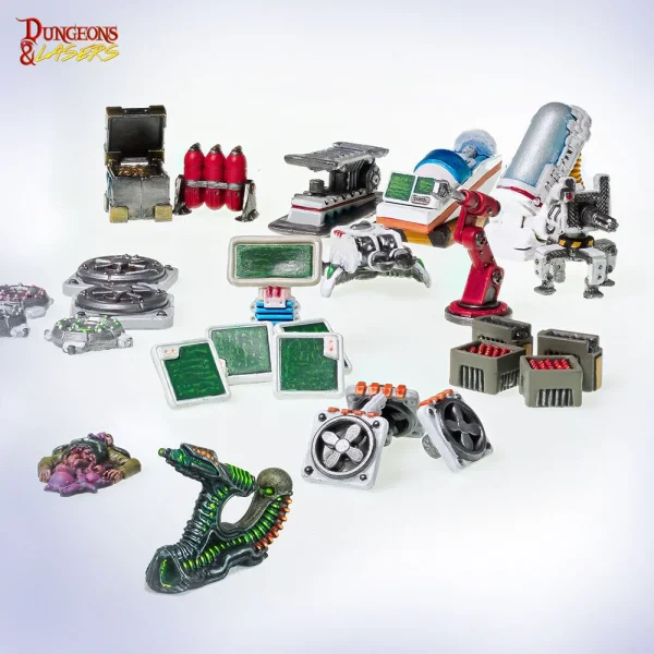 1414671006-3 Archon Studio - Dungeons & Lasers - Expansion Set: SCI-FI CUSTOMIZATION BITS