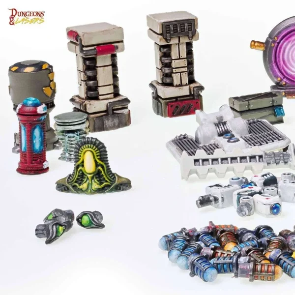 1414671006-4 Archon Studio - Dungeons & Lasers - Expansion Set: SCI-FI CUSTOMIZATION BITS