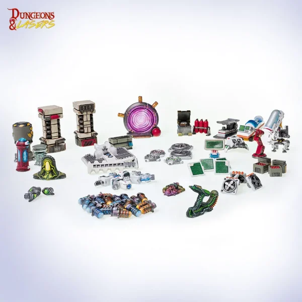Archon Studio – Dungeons & Lasers Expansion Set: SCI-FI CUSTOMIZATION BITS - Archon Studio - Ludik Vault