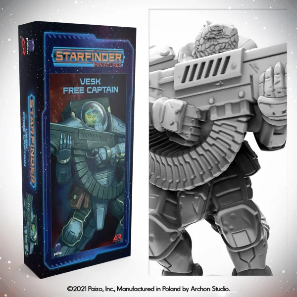 Archon Studio - Starfinder - VESK FREE CAPTAIN