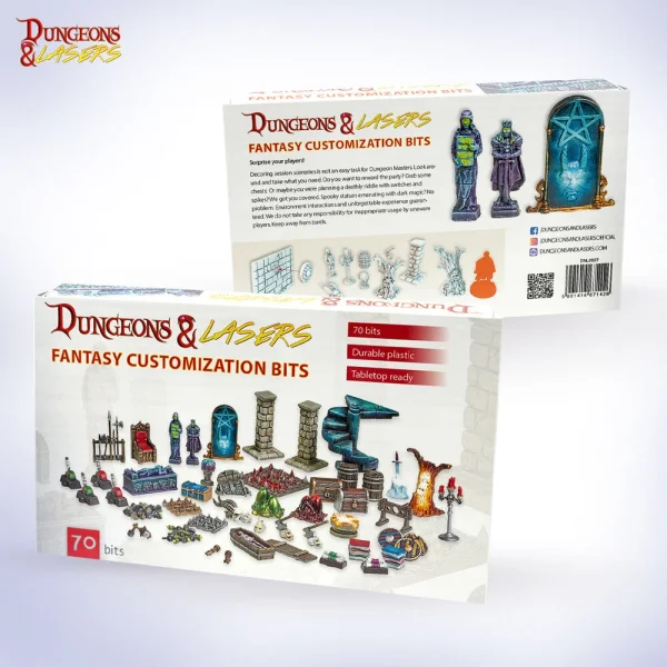 1414671426-3 Archon Studio - Dungeons & Lasers - Expansion Set: FANTASY CUSTOMIZATION BITS